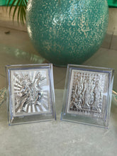 Pure Silver Ram Darbar, Ganesh And Hanuman Photo Frames, Indian God Silver Frame, Ornate Silver Metal Photo Frames, Silver Indian god frames